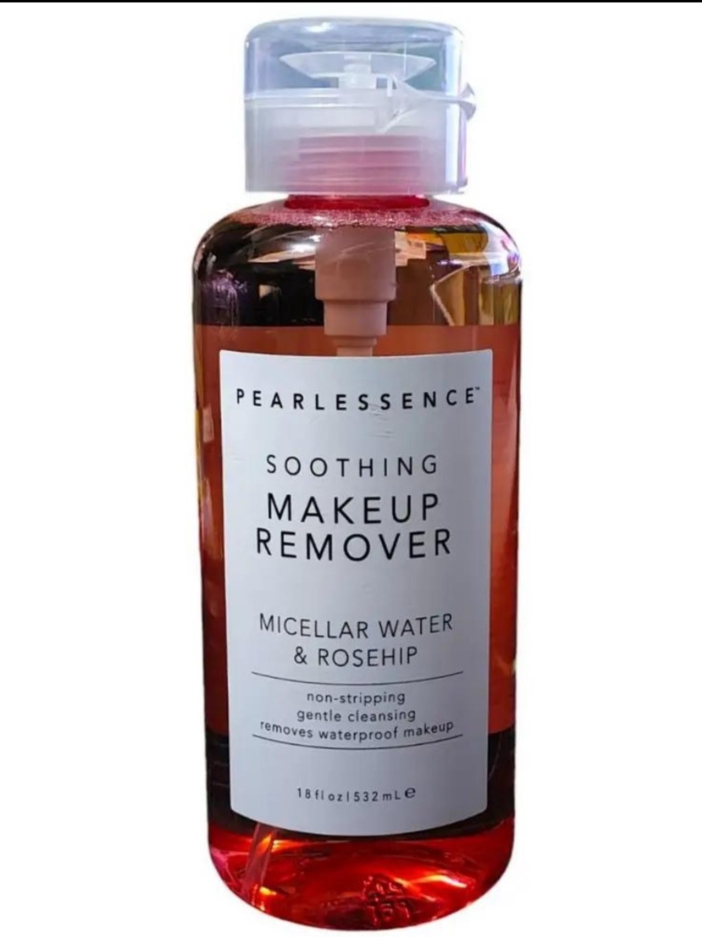Pearlessence Soothing Makeup Remover – Micellar Water & Rosehip 🌹